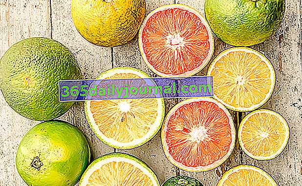 rozmanitost tvarů, barev a chutí citrusů 
