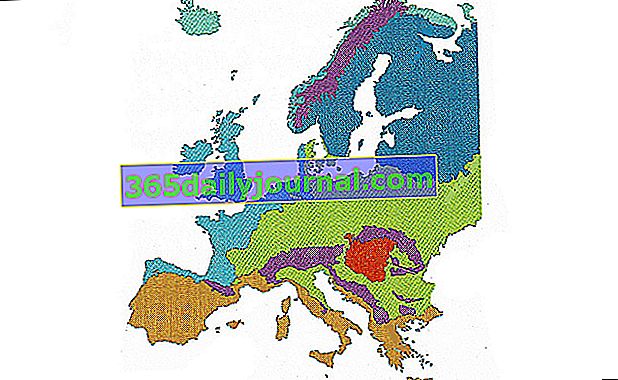 klimatska područja Europe