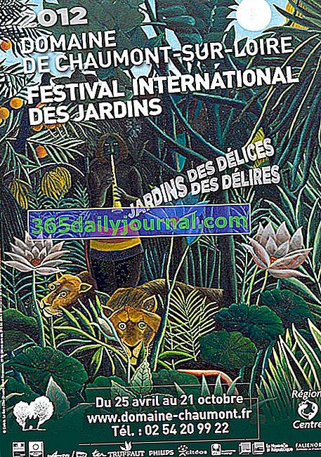 Festival Internacional de Jardines de Chaumont-sur-Loire 2012: Jardín de las delicias, jardín de las ilusiones