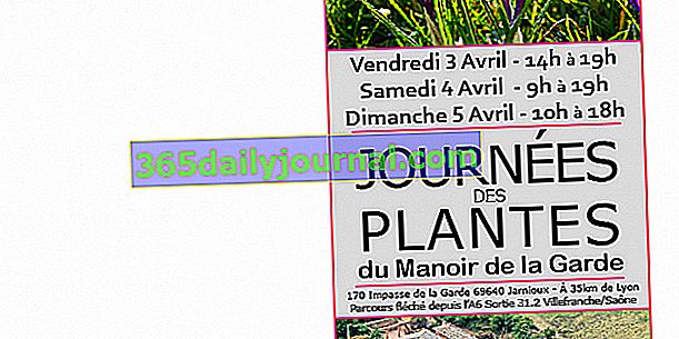 Dni rzadkich roślin w Manoir de la Garde - Jarnioux (69)