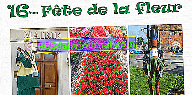16. festival kvetov, rastlín a miestnych produktov v Lieuvillers (60)