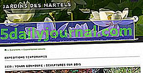 Yoann Bonhoure vystavuje na Jardins des Martels - Giroussens (81)