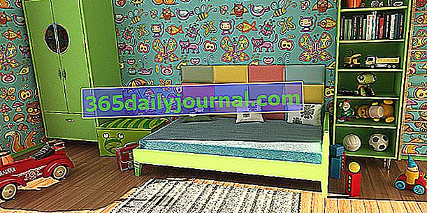 10 dekoratívnych nápadov pre štýlovú a farebnú detskú izbu