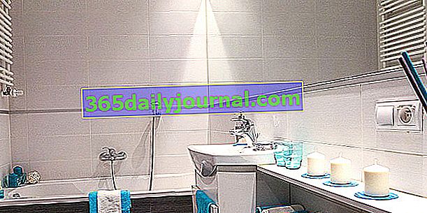 Malá koupelna: 5 návrhů a dekorací pro objem