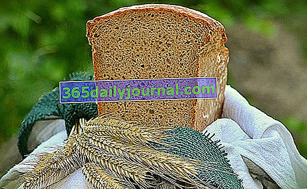 harina de cebada en pan
