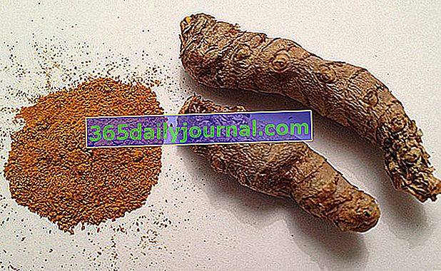 Sadite longu od kurkume iz koje je izveden začin kurkume