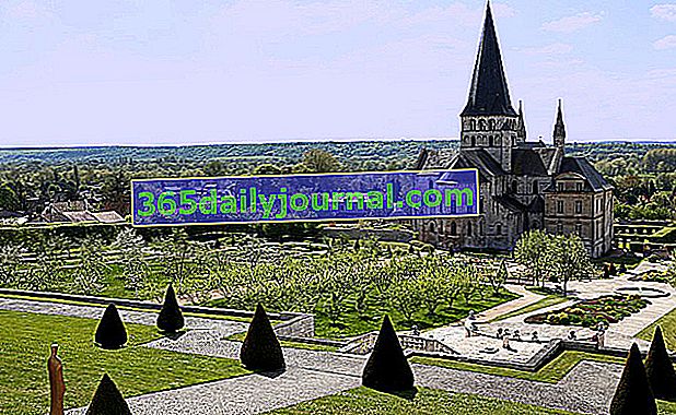 Los jardines de la Abadía de Saint-Georges de Boscherville - Seine-Maritime (76)